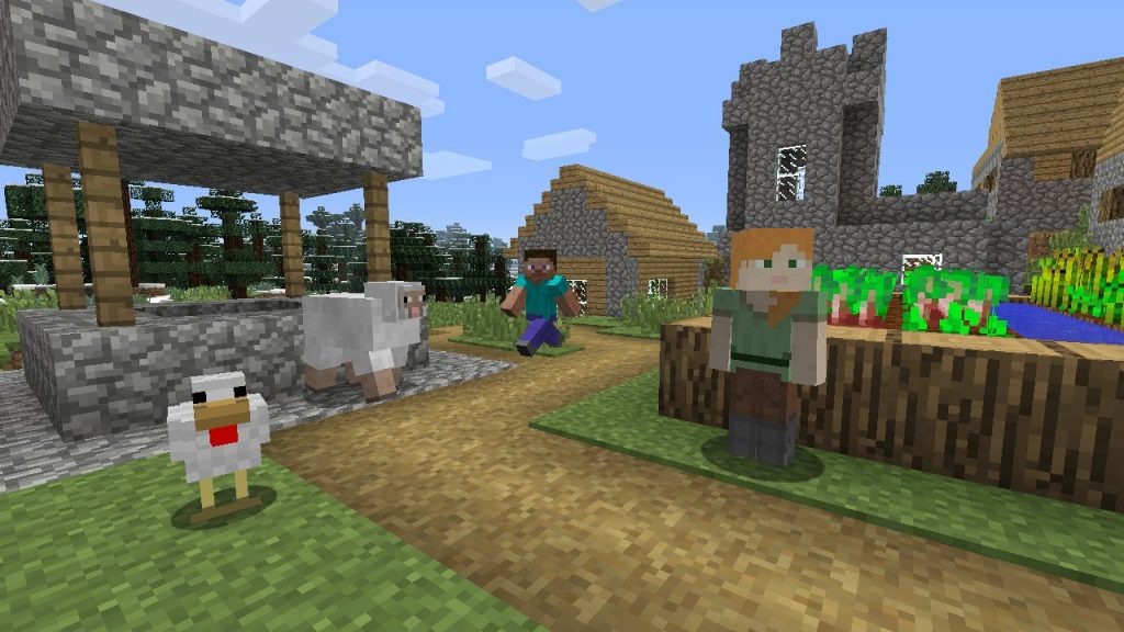 اسکرین شات گیم پلی بازی Minecraft شماره 4 برای نینتندو سوییچ