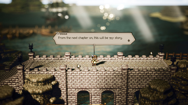 Octopath Traveler (NSP ROM) screenshot