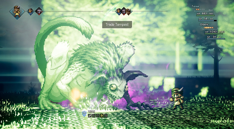 Octopath Traveler (NSP ROM) screenshot