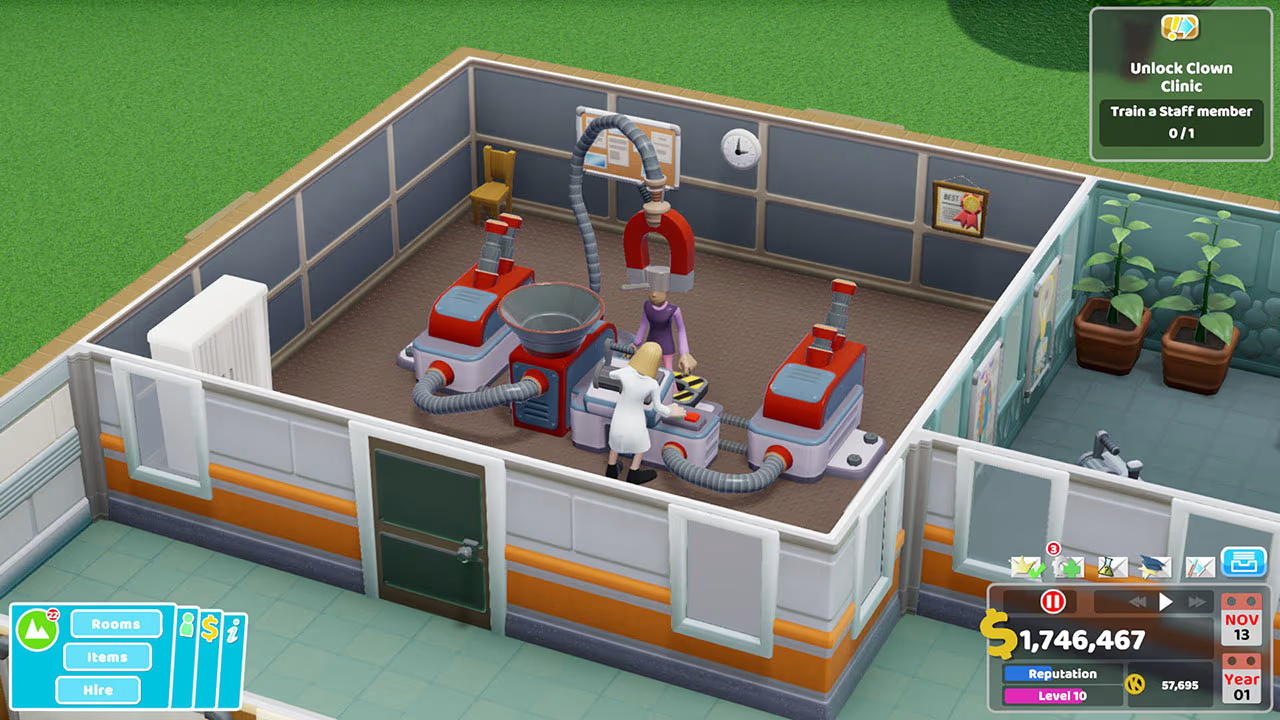 Two Point Hospital (NSP ROM) screenshot