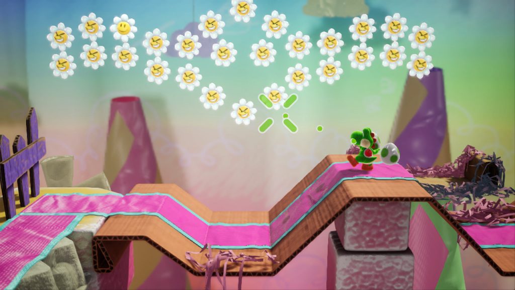 اسکرین شات گیم پلی بازی Yoshi’s Crafted World شماره 3 برای نینتندو سوییچ