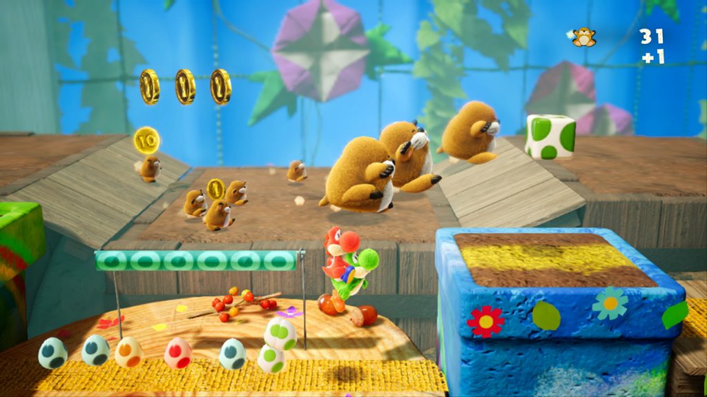اسکرین شات گیم پلی بازی Yoshi’s Crafted World شماره 4 برای نینتندو سوییچ
