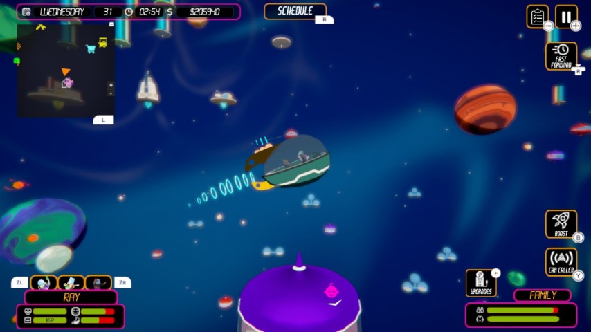 Space Routine (NSP ROM) screenshot