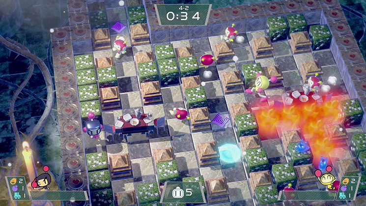 اسکرین شات گیم پلی بازی Super Bomberman R شماره 3 برای نینتندو سوییچ