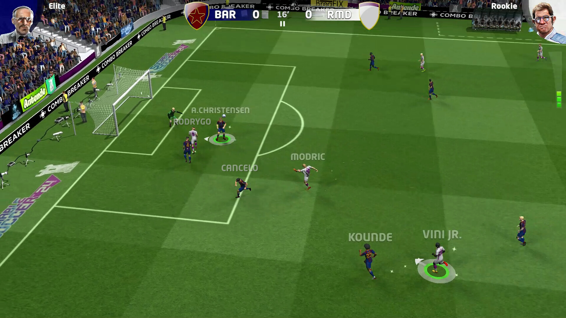 Sociable Soccer 24 (NSP ROM) screenshot