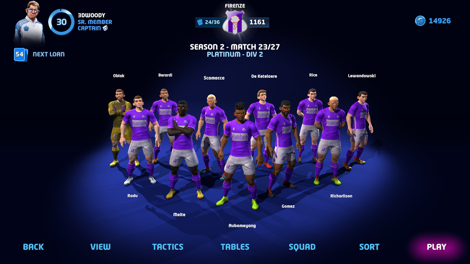 Sociable Soccer 24 (NSP ROM) screenshot