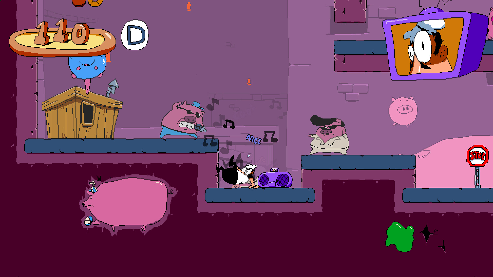 Pizza Tower (NSP ROM) screenshot