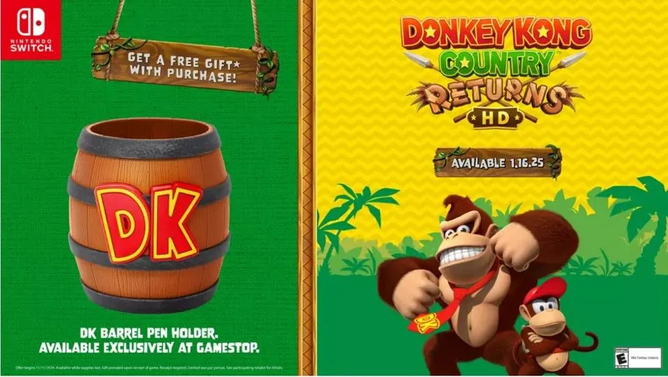 اسکرین شات گیم پلی بازی Donkey Kong Country Returns HD شماره 1 برای نینتندو سوییچ