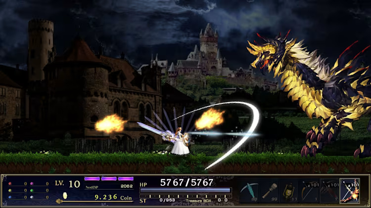 ASTLIBRA Gaiden The Cave of Phantom Mist (NSP ROM) screenshot