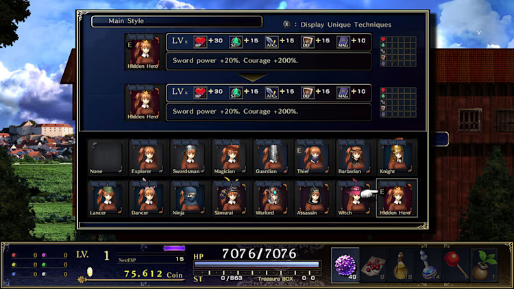 ASTLIBRA Gaiden The Cave of Phantom Mist (NSP ROM) screenshot