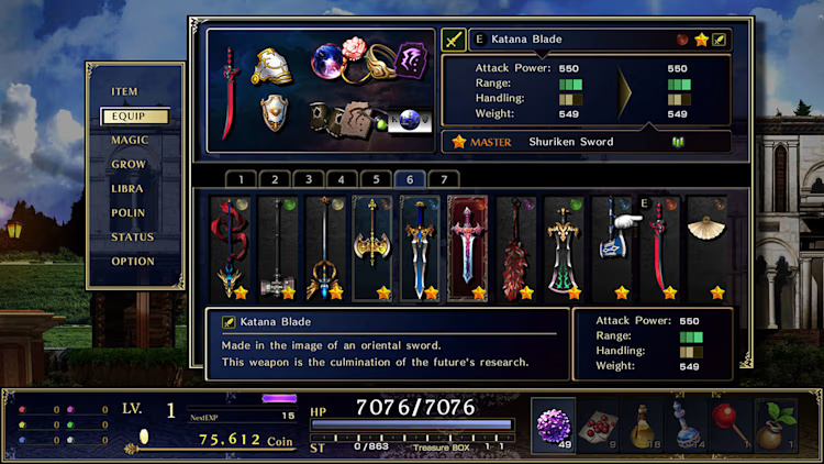 ASTLIBRA Gaiden The Cave of Phantom Mist (NSP ROM) screenshot