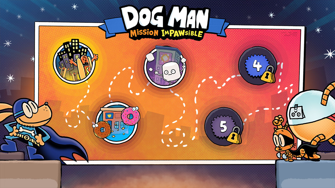 Dog Man Mission Impawsible (NSP ROM) screenshot