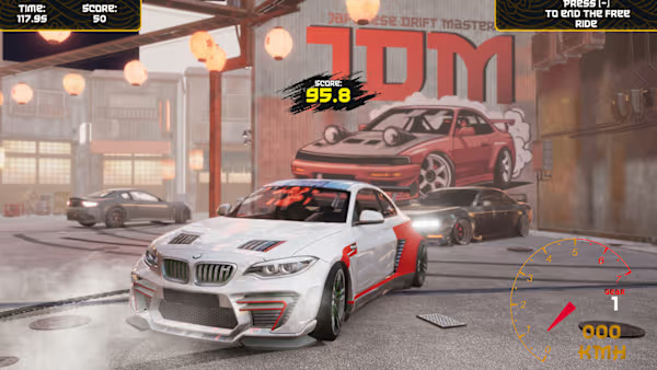Japanese Drift Master (NSP ROM) screenshot