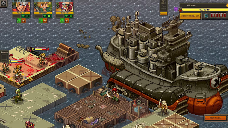 Metal Slug Tactics (NSP ROM) screenshot