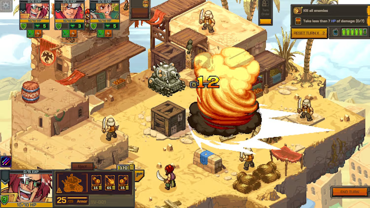 Metal Slug Tactics (NSP ROM) screenshot