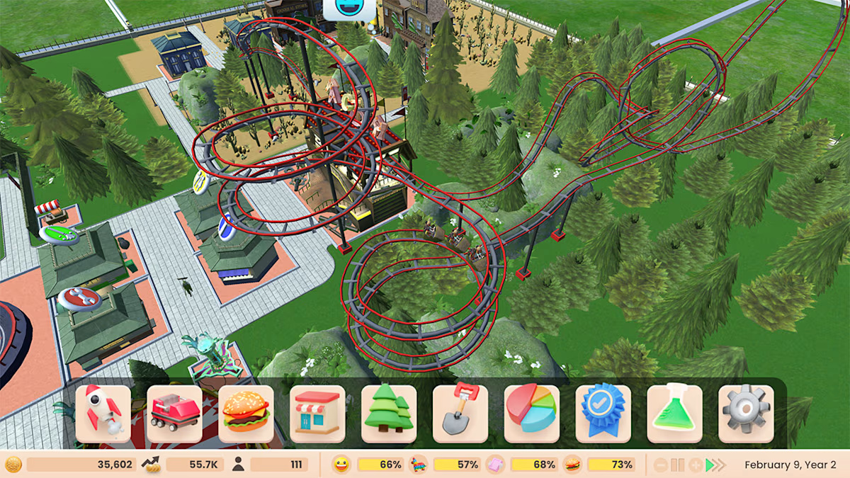 RollerCoaster Tycoon Adventures Deluxe (XCI ROM) screenshot