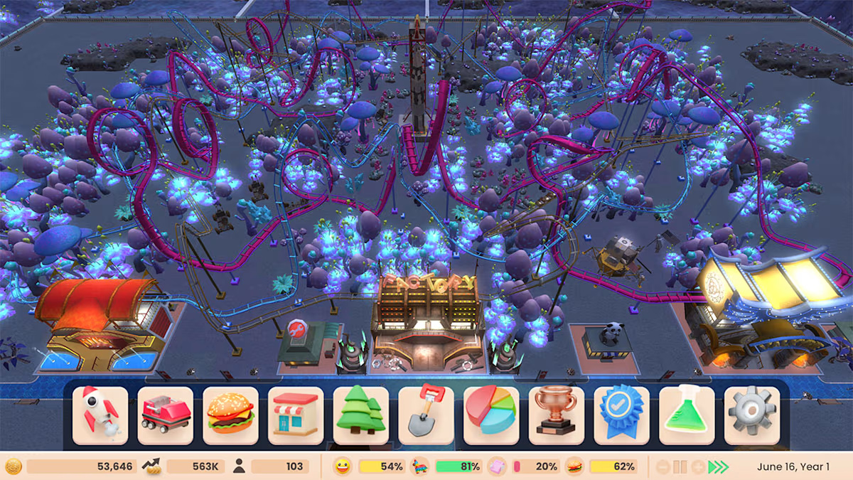 RollerCoaster Tycoon Adventures Deluxe (XCI ROM) screenshot