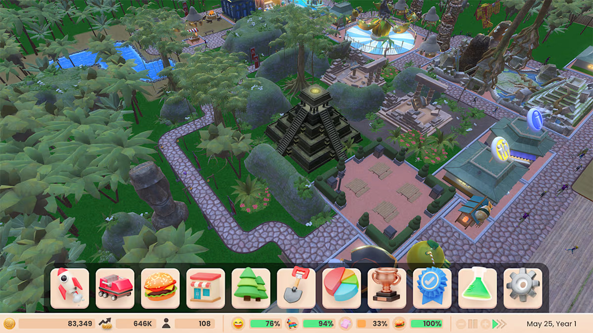 RollerCoaster Tycoon Adventures Deluxe (XCI ROM) screenshot