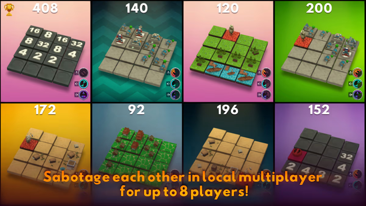 2048 Battles (NSP ROM) screenshot