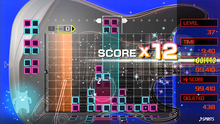 Lumines Remastered (XCI ROM) screenshot