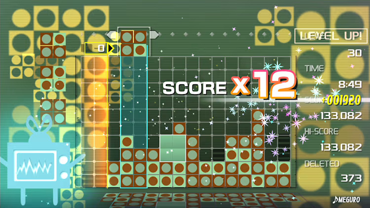 Lumines Remastered (XCI ROM) screenshot