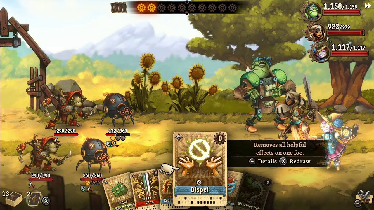SteamWorld Quest Hand of Gilgamech (NSP ROM) screenshot