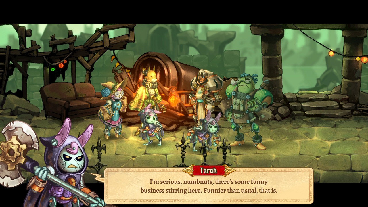 SteamWorld Quest Hand of Gilgamech (NSP ROM) screenshot