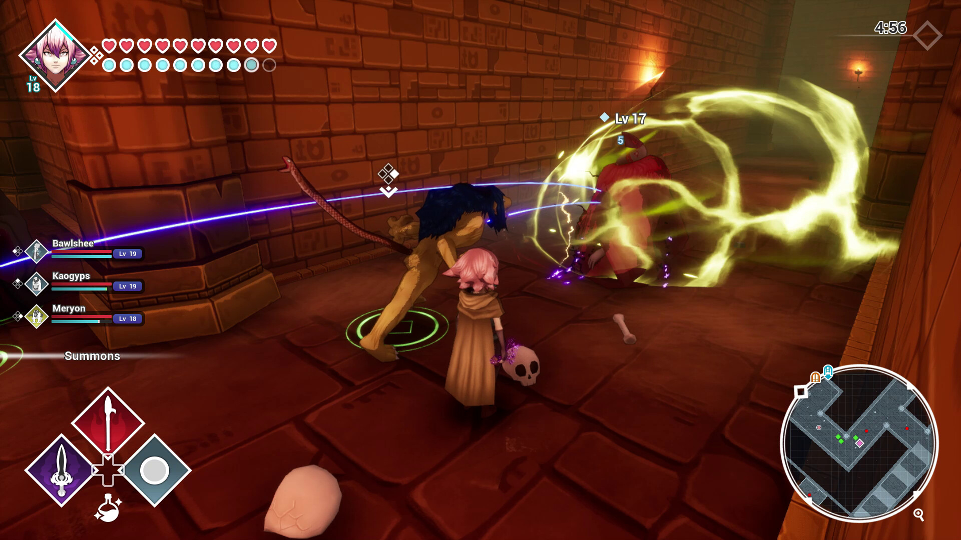 Sword of the Necromancer Resurrection (NSP ROM) screenshot