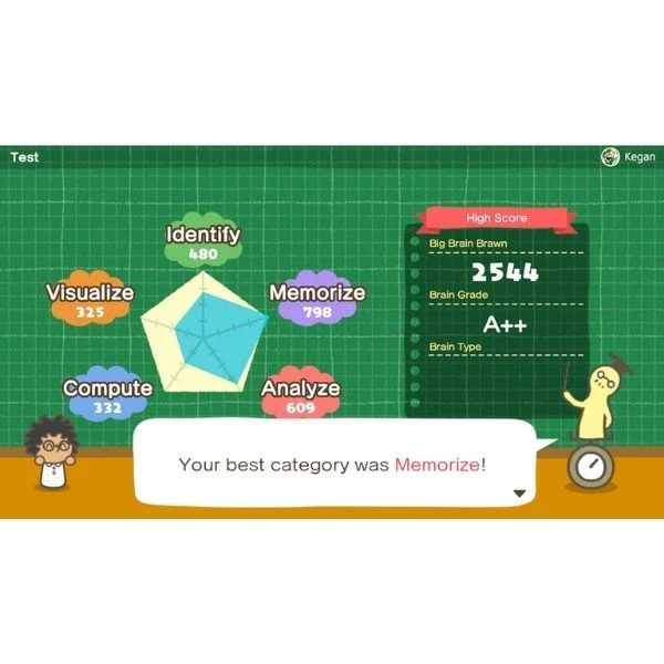 Big Brain Academy: Brain vs. Brain (NSP ROM) screenshot