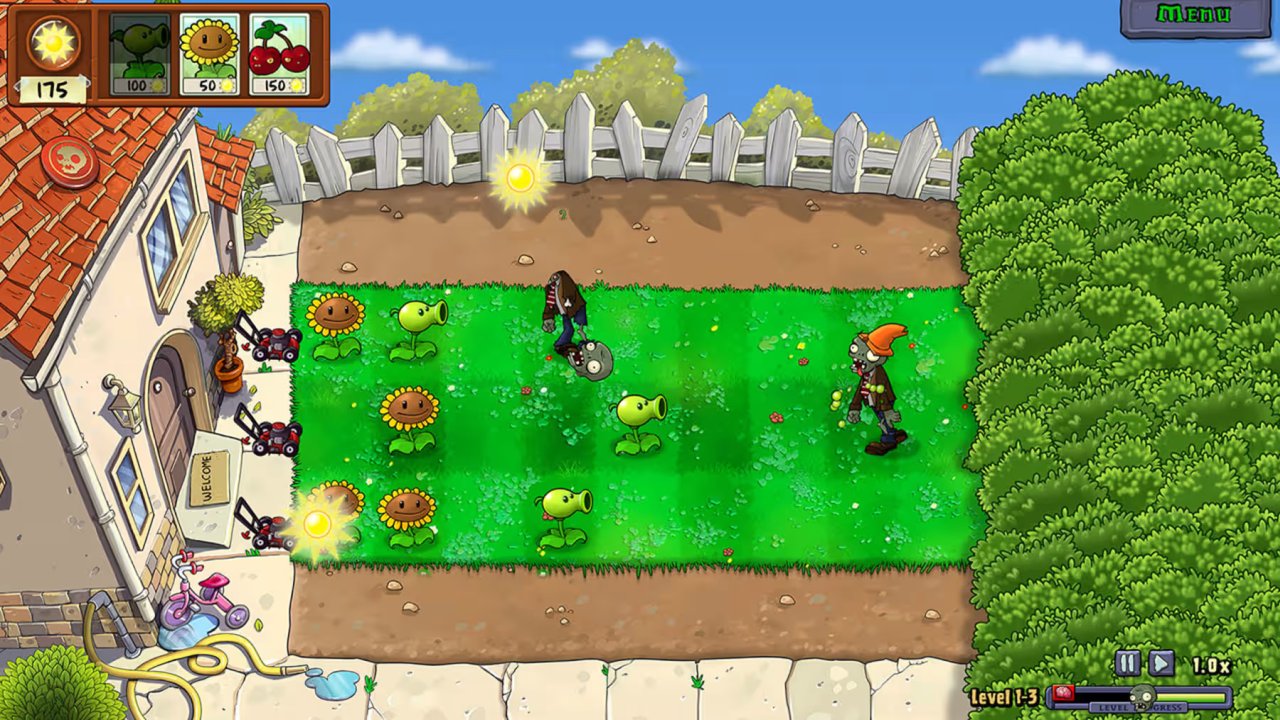 Plants vs. Zombies: Replanted (NSP ROM) screenshot