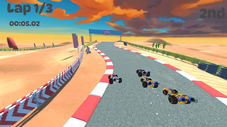 Nitro Karts Racing (NSP ROM) screenshot