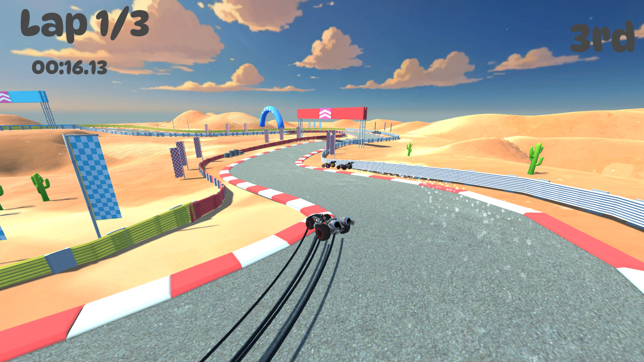 Nitro Karts Racing (NSP ROM) screenshot