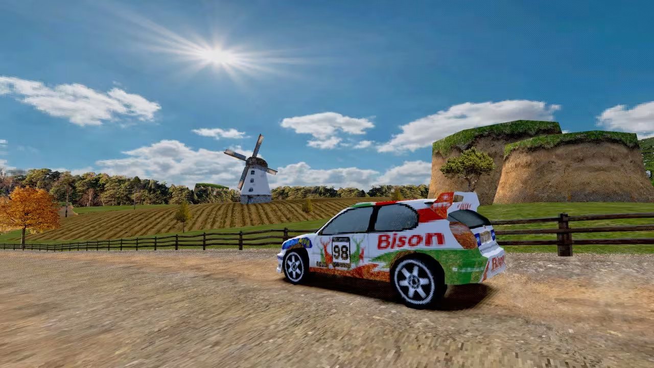 Old School Rally (XCI ROM) screenshot
