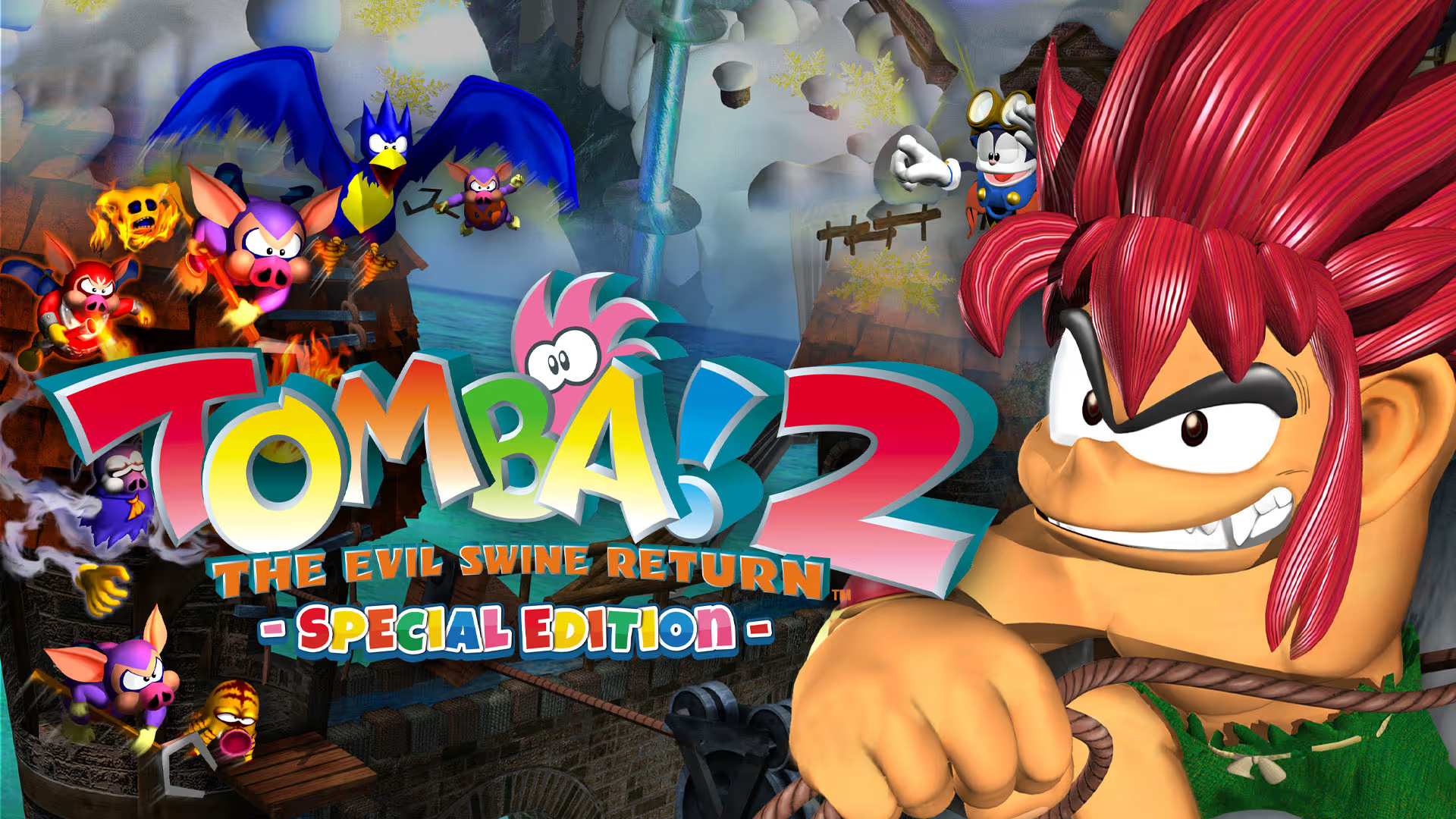 اسکرین شات گیم پلی بازی Tomba 2 The Evil Swine Return Special Edition شماره 4 برای نینتندو سوییچ