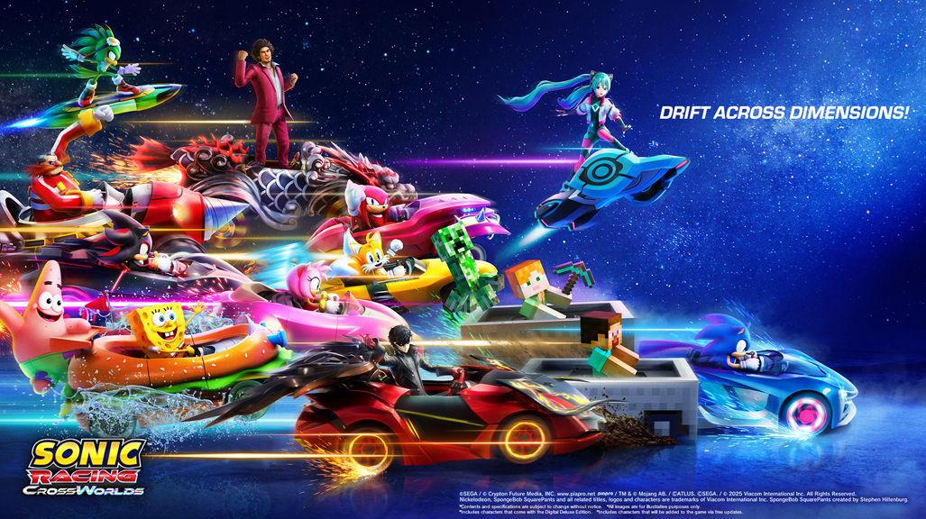 Sonic Racing: CrossWorlds - Mega Man (NSP ROM) screenshot
