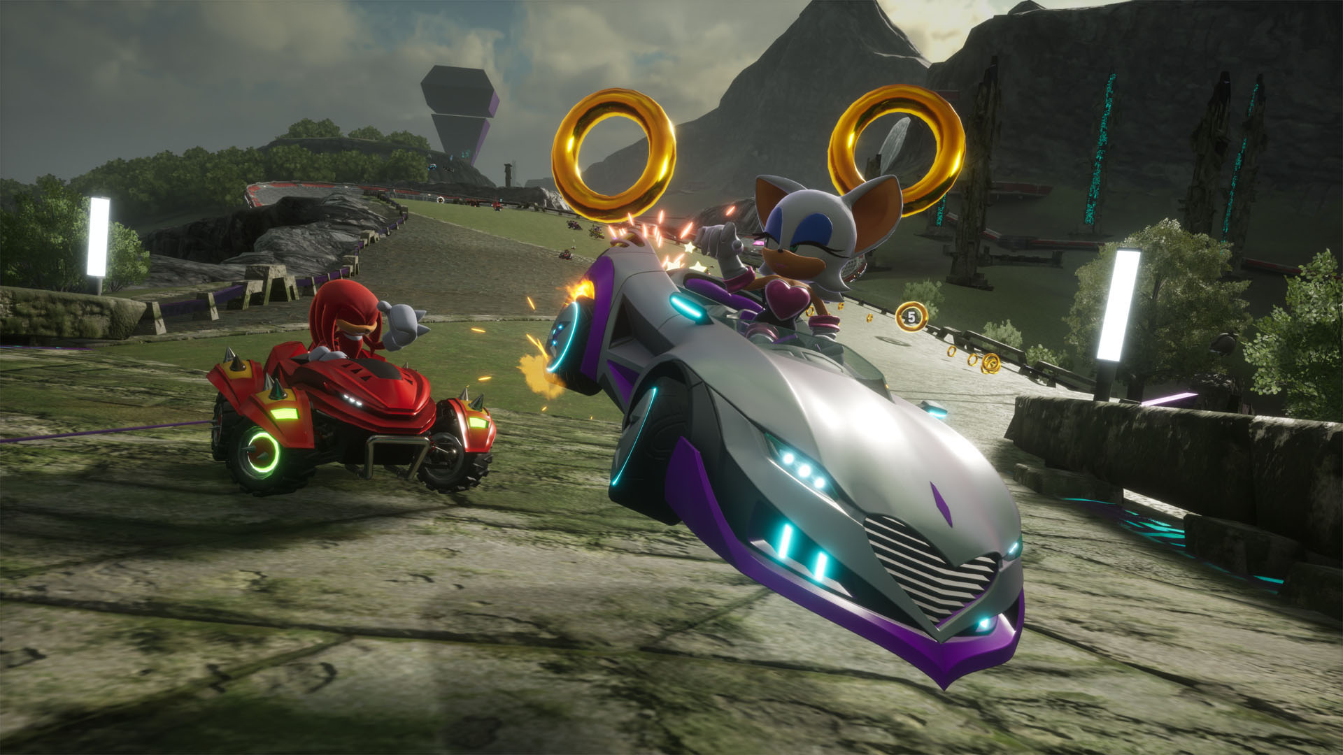 Sonic Racing: CrossWorlds - Mega Man (NSP ROM) screenshot