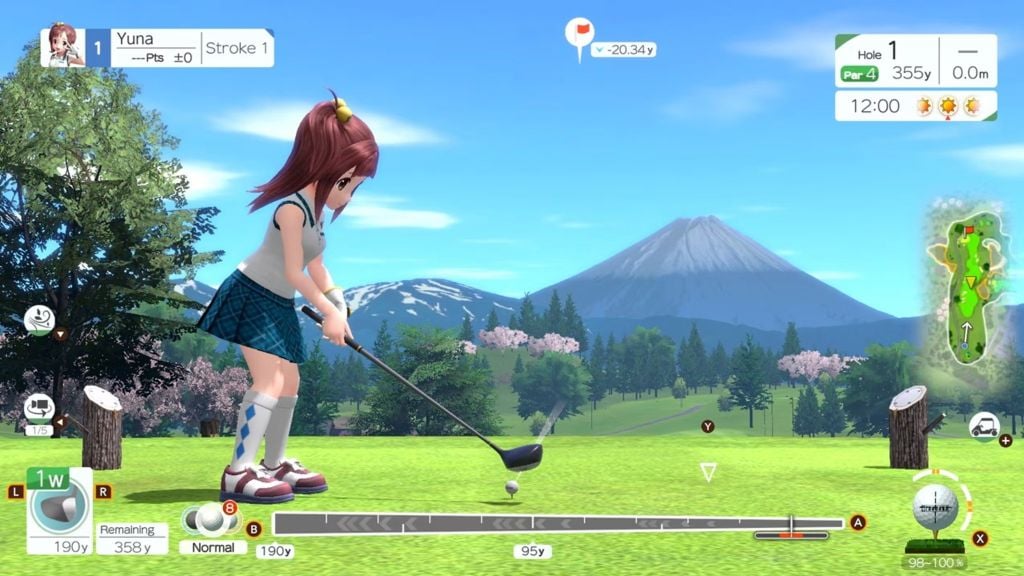 EVERYBODYS GOLF HOT SHOTS (NSP ROM) screenshot