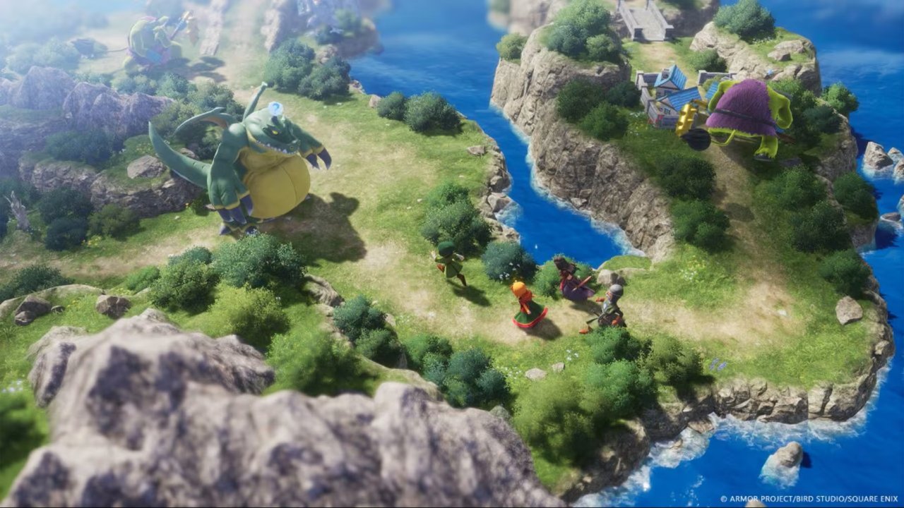 اسکرین شات گیم پلی بازی DRAGON QUEST VII Reimagined شماره 2 برای نینتندو سوییچ