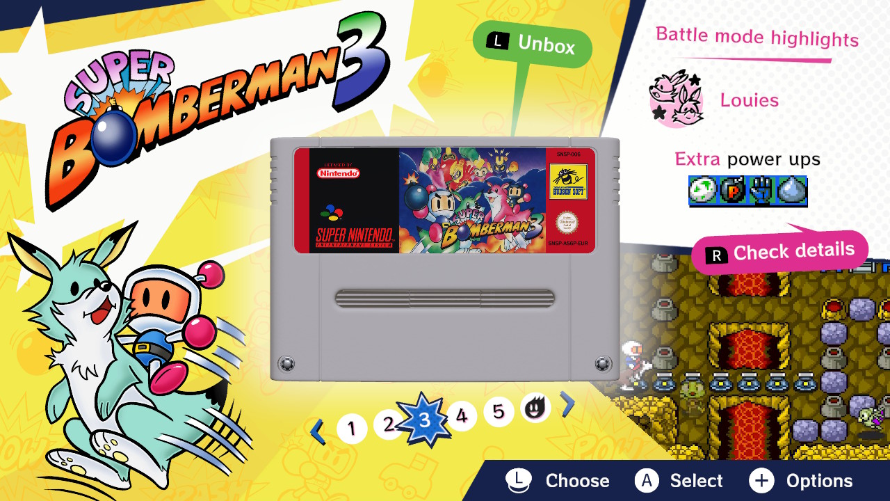Super Bomberman Collection (NSP ROM) screenshot