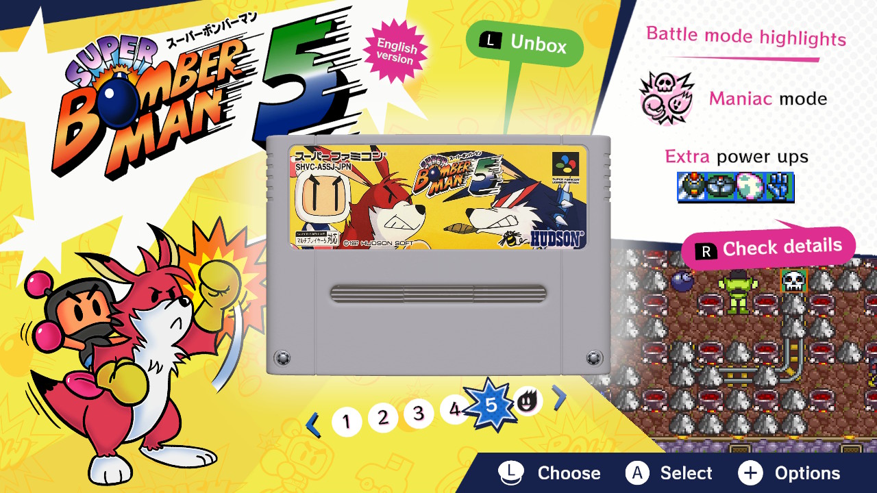 Super Bomberman Collection (NSP ROM) screenshot