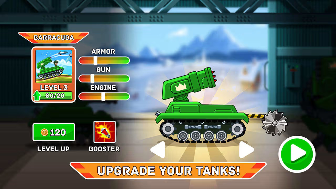 Tank Battle Arena Combat (NSP ROM) screenshot