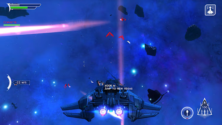 Stellar Wanderer DX (NSP ROM) screenshot