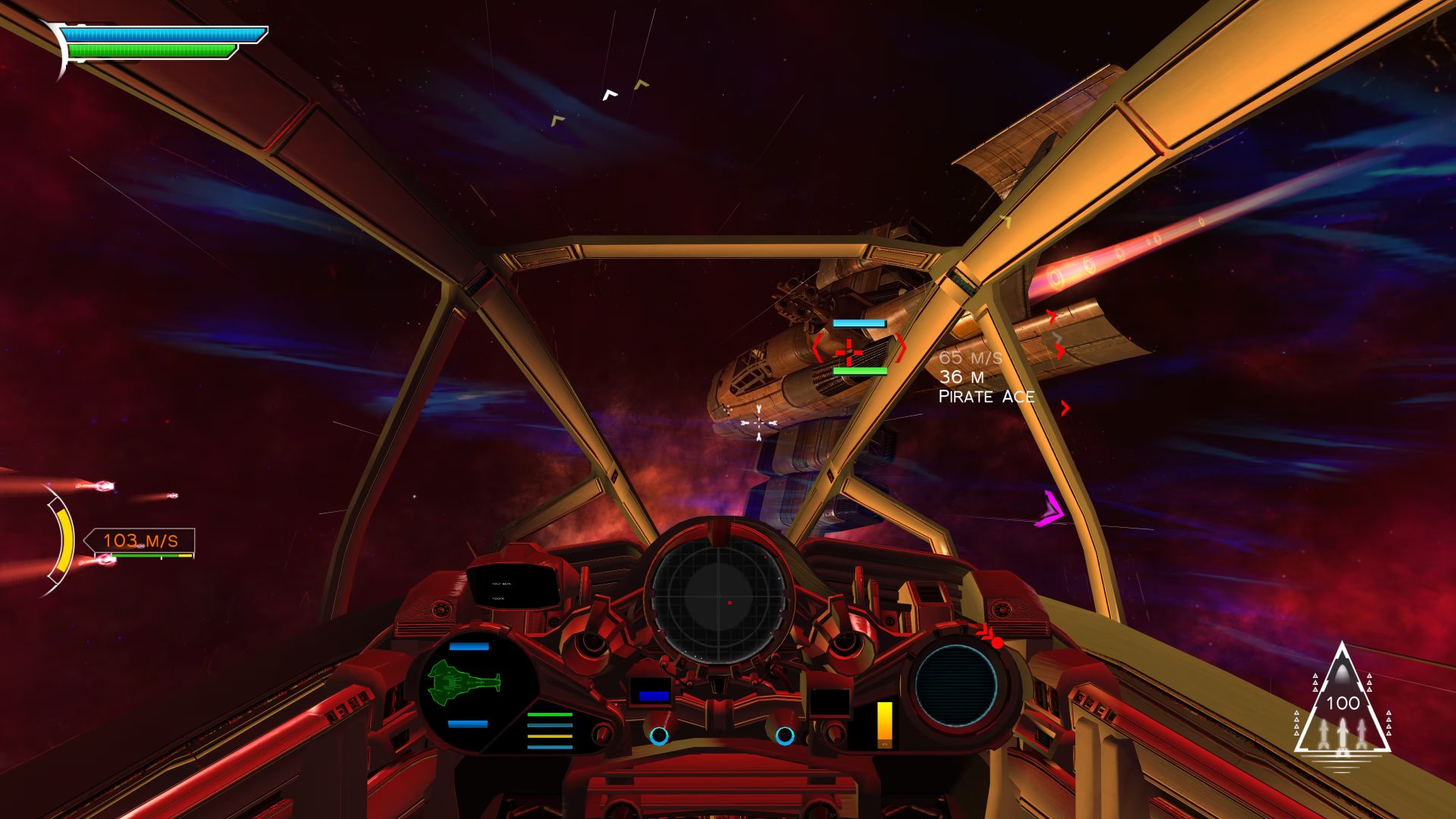 Stellar Wanderer DX (NSP ROM) screenshot